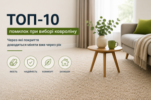ТОП-10 ошибок при выборе ковролина &mdash; из-за которых покрытие приходится менять уже через год