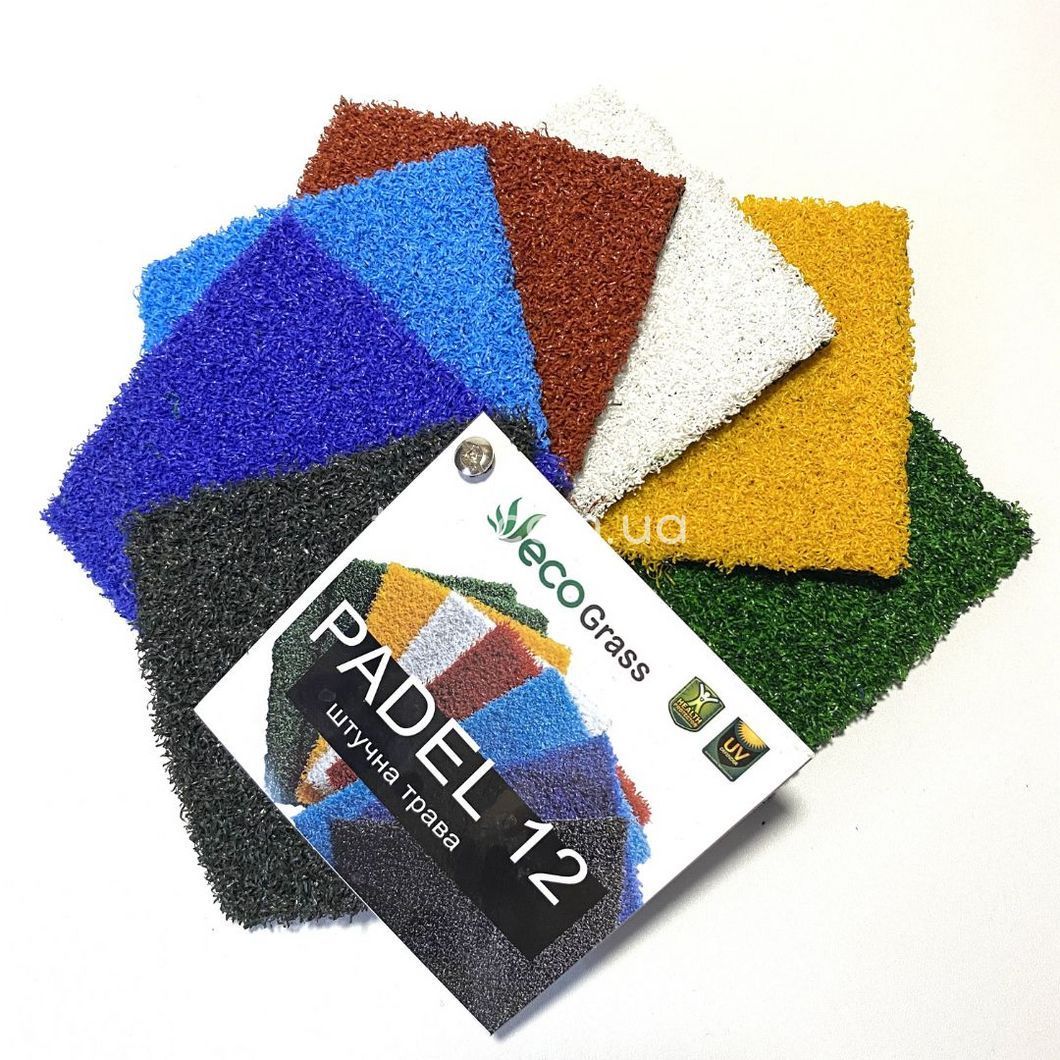 Искусственная трава для падел ecoGrass Padel 12 Green