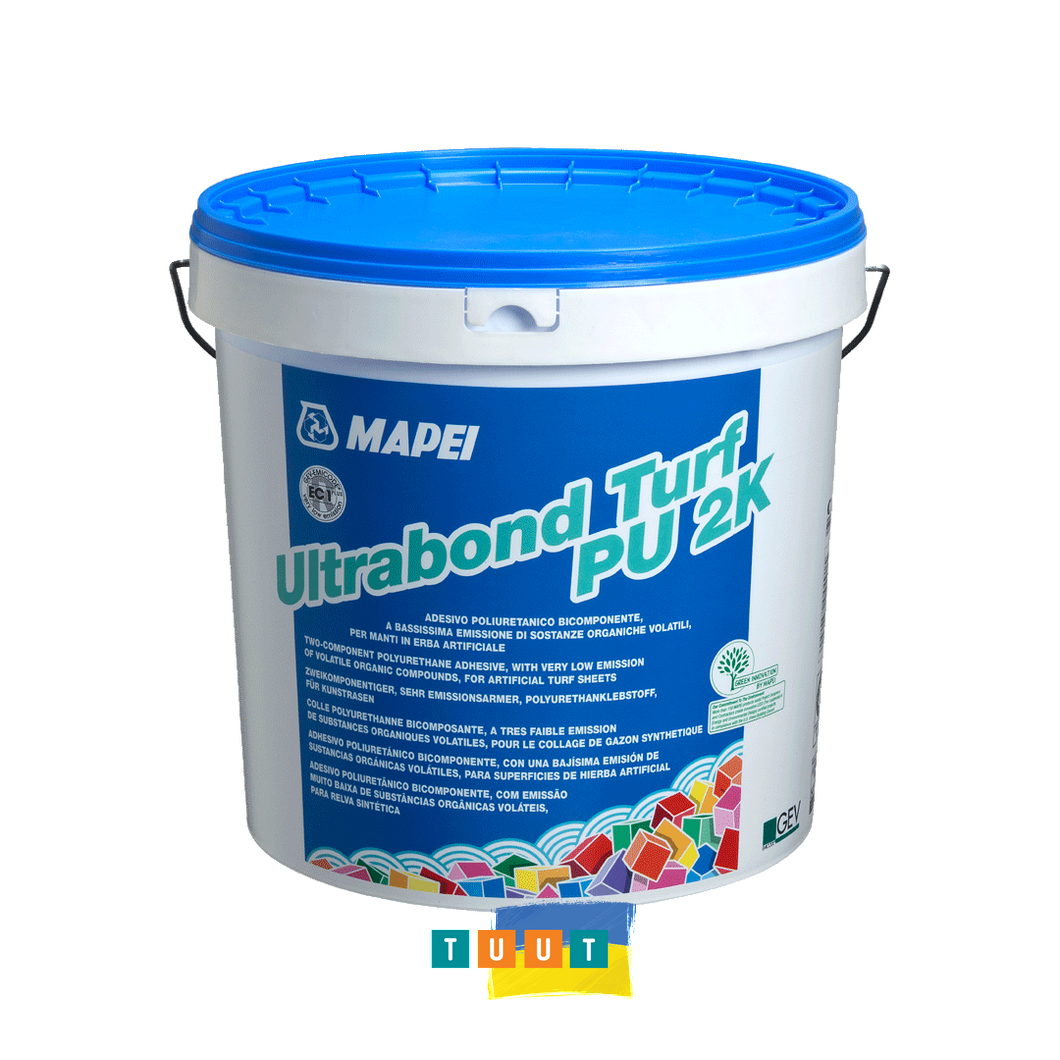 Клей для искусственной травы Ultrabond Turf PU 2K (15кг), 2-х комапанентный